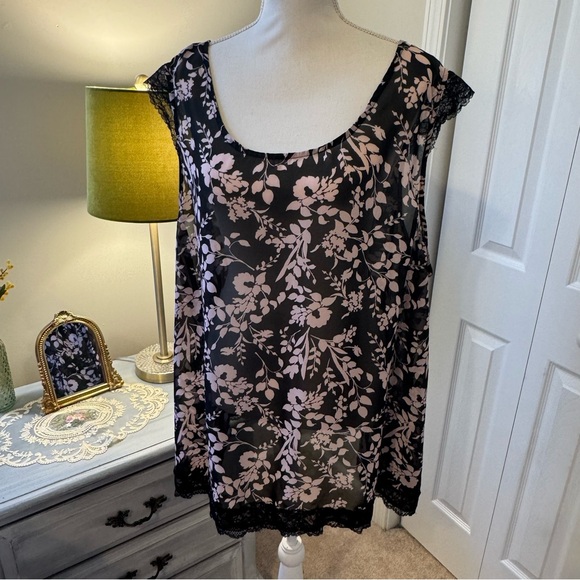 Catherines Other - Catherines sheer sexy nightie floral and Lacey size 22/24
